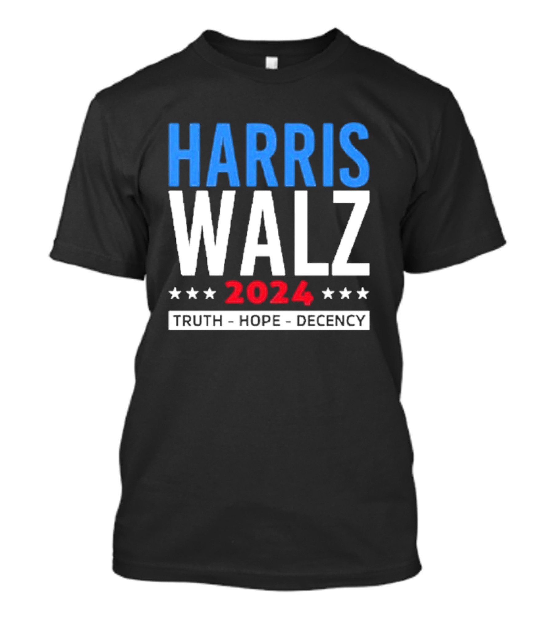 Harris Walz 2024 Truth Hope Decency T-Shirt