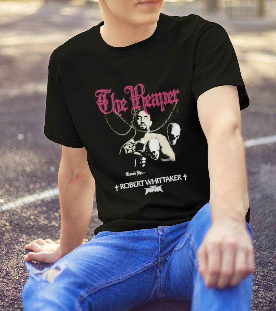The Reaper Time's Up Robert Whittaker UFC T-Shirt