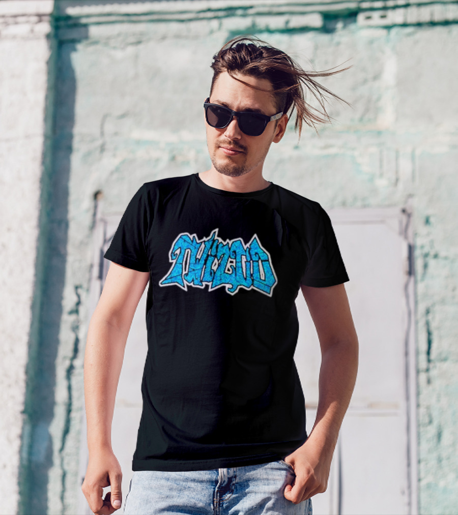 Twiztid Insignia Continuous Evilution Glitter Blue Graffiti T-Shirt