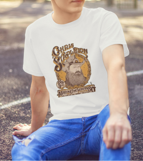Chris Stapleton Oct 3 2024 Austin City Limits Live At The Moody Theater Event T-Shirt