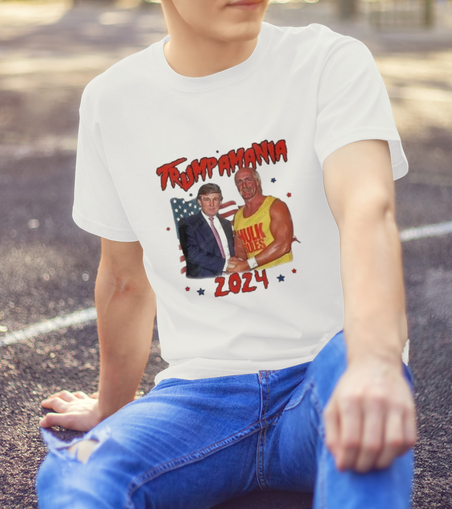 Trumpamania 2024 Hulk Rules American Flag T-Shirt