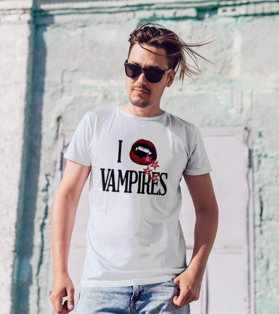 Oliviarodrigo I Love Vampires Guts Lover T-Shirt