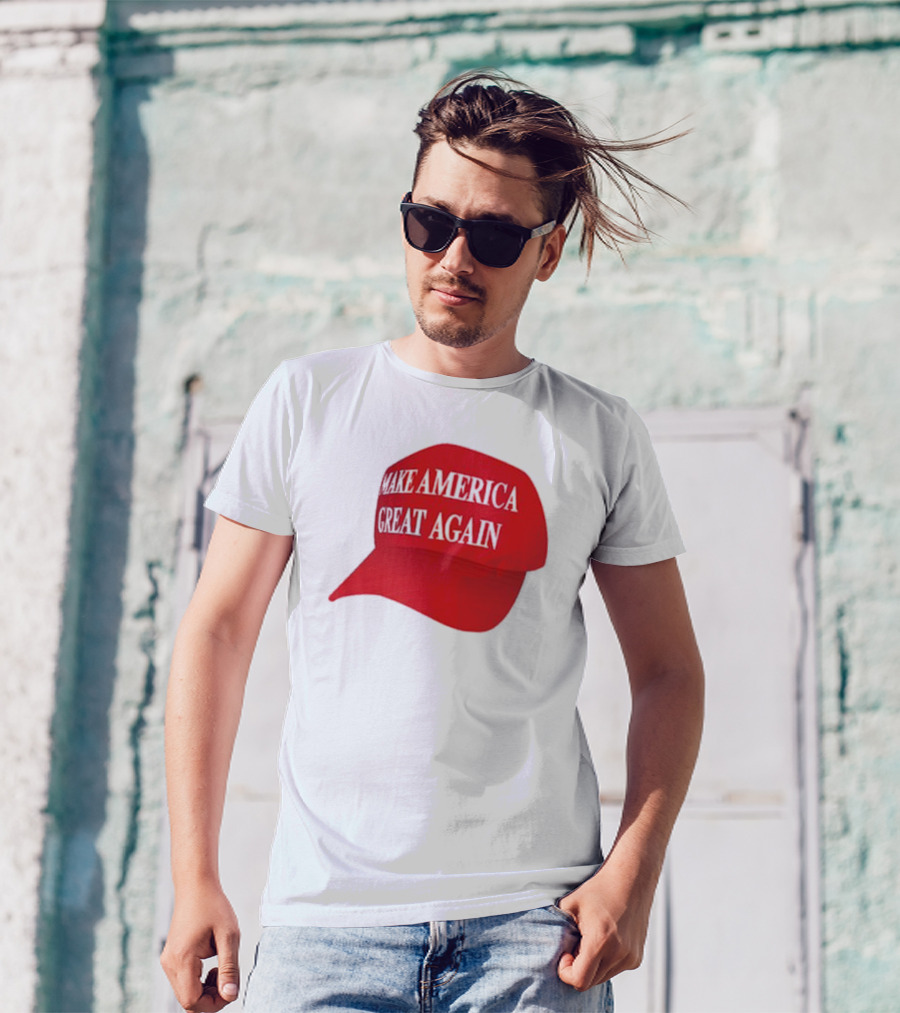 Make America Great Again Red Cap Trump Campaign 2024 Election Support T-Shirt