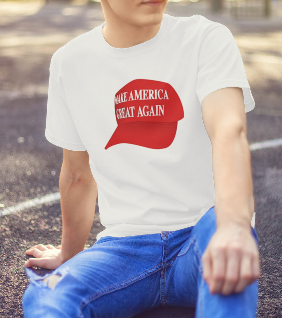Make America Great Again Red Cap Trump Campaign 2024 Election Support T-Shirt