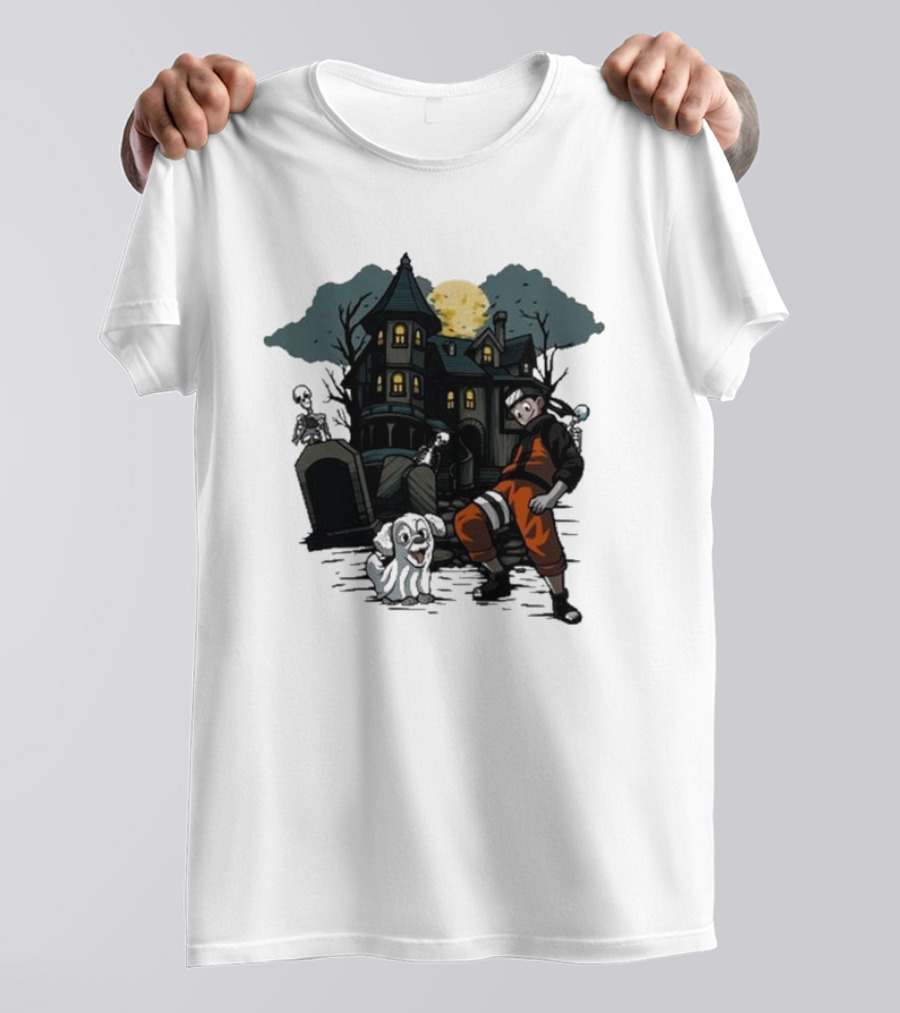 Trellirelli Spooky Night Trelli Halloween Haunted House Adventure T-Shirt