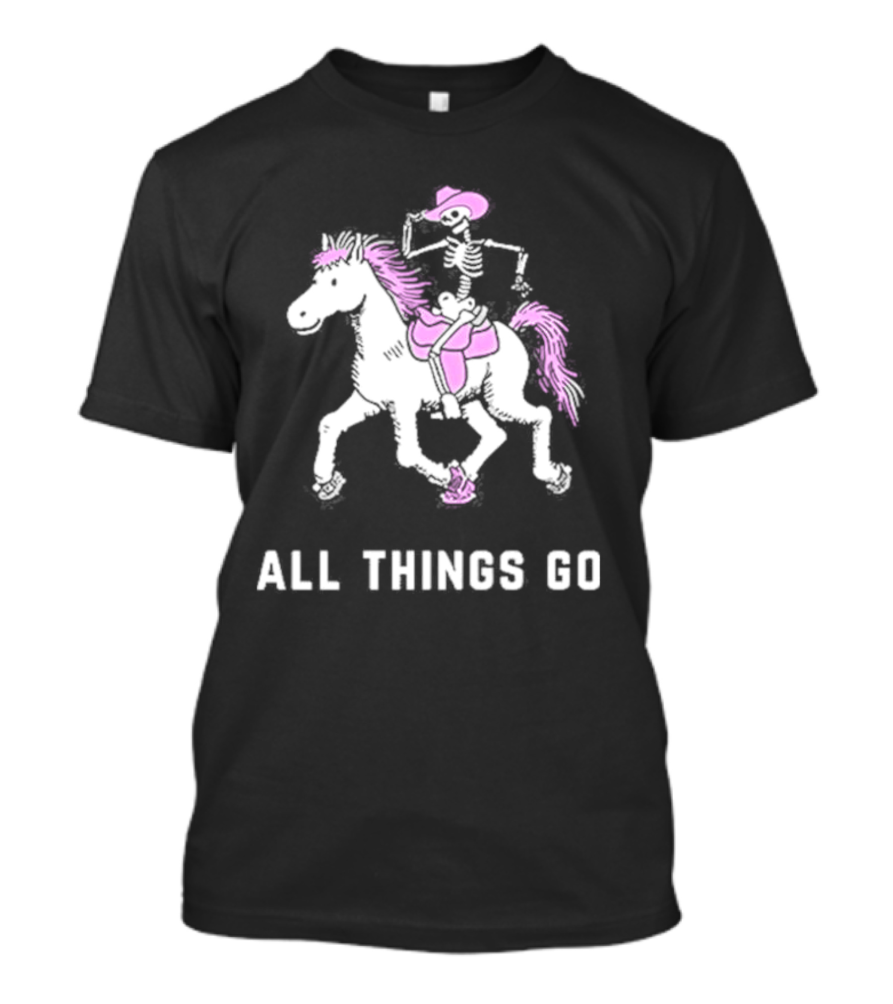 All Things Go Music Festival Skeleton Pony NYC Riding T-Shirt