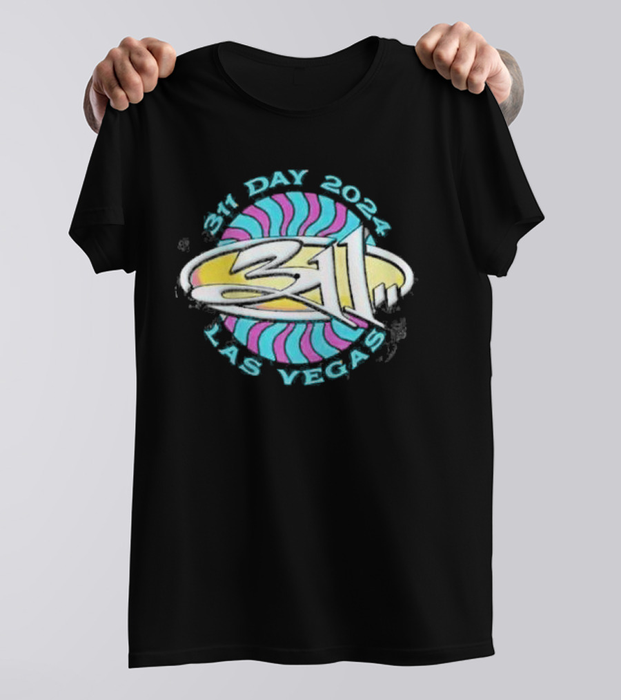 311 Day 2024 Las Vegas Tour Rare Band 311 T-Shirt