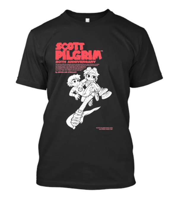 Scott Pilgrim 20th Anniversary By Bryan Lee O'Malley T-Shirt