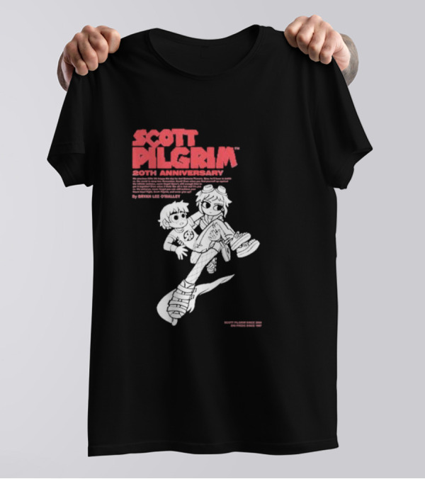 Scott Pilgrim 20th Anniversary By Bryan Lee O'Malley T-Shirt
