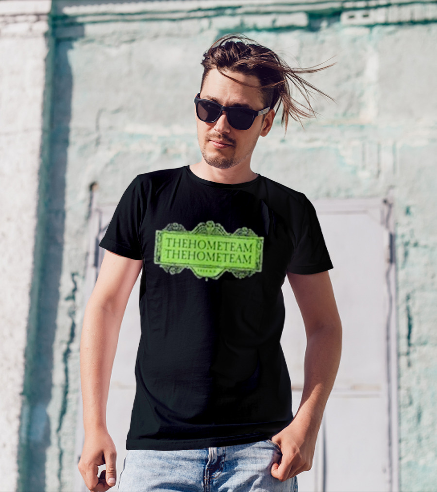 The Home Team Beetlejuice Beetlejuice Vintage Green Text T-Shirt