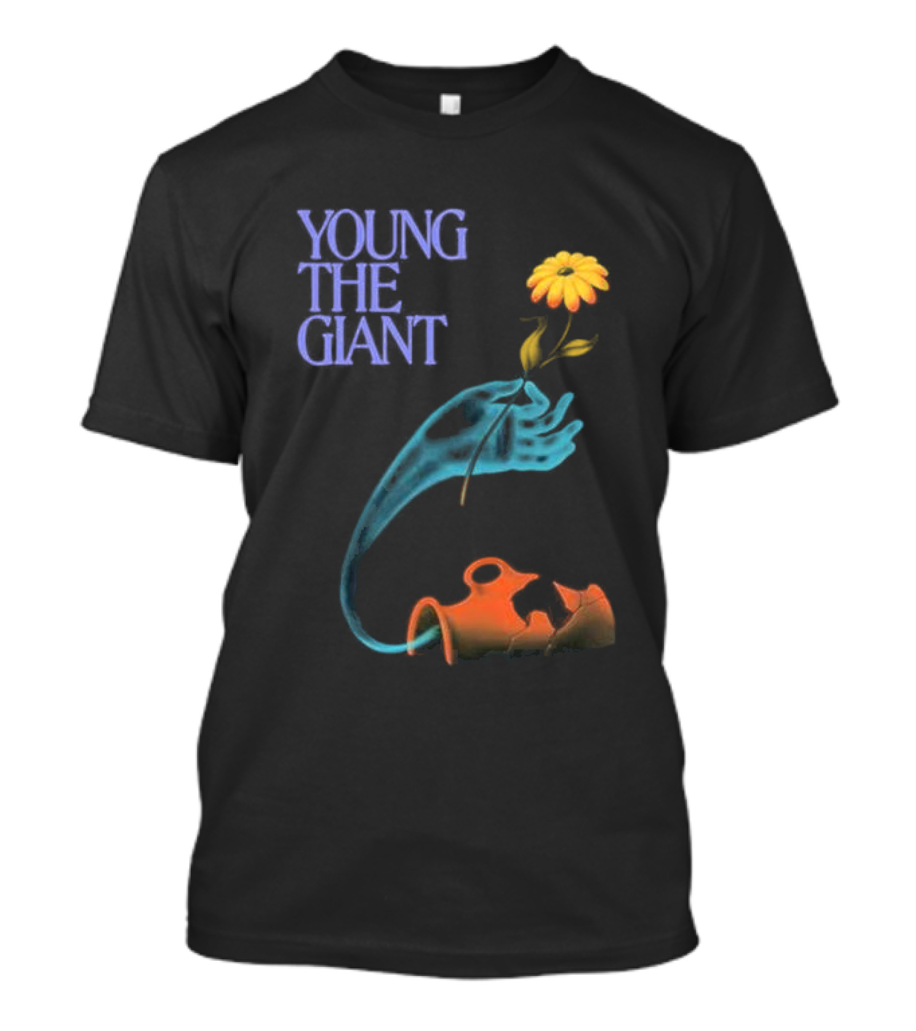Young The Giant 2024 Flower And Pot T-Shirt