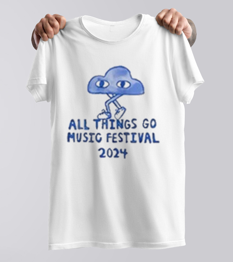 All Things Go Music Festival 2024 Cloud With Shoes T-Shirt
