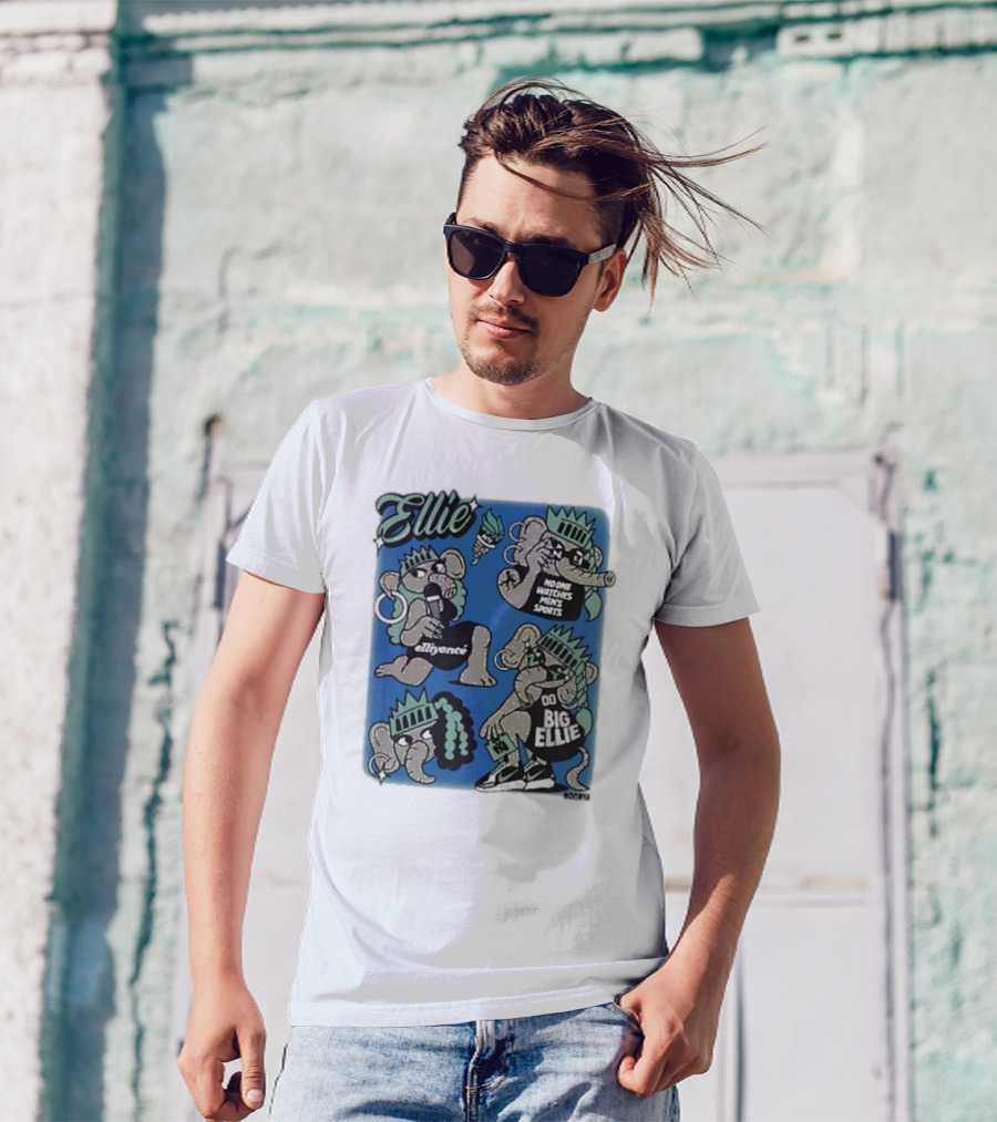 Ellie Elliyonce Big Ellie No One Watches Men's Sports T-Shirt