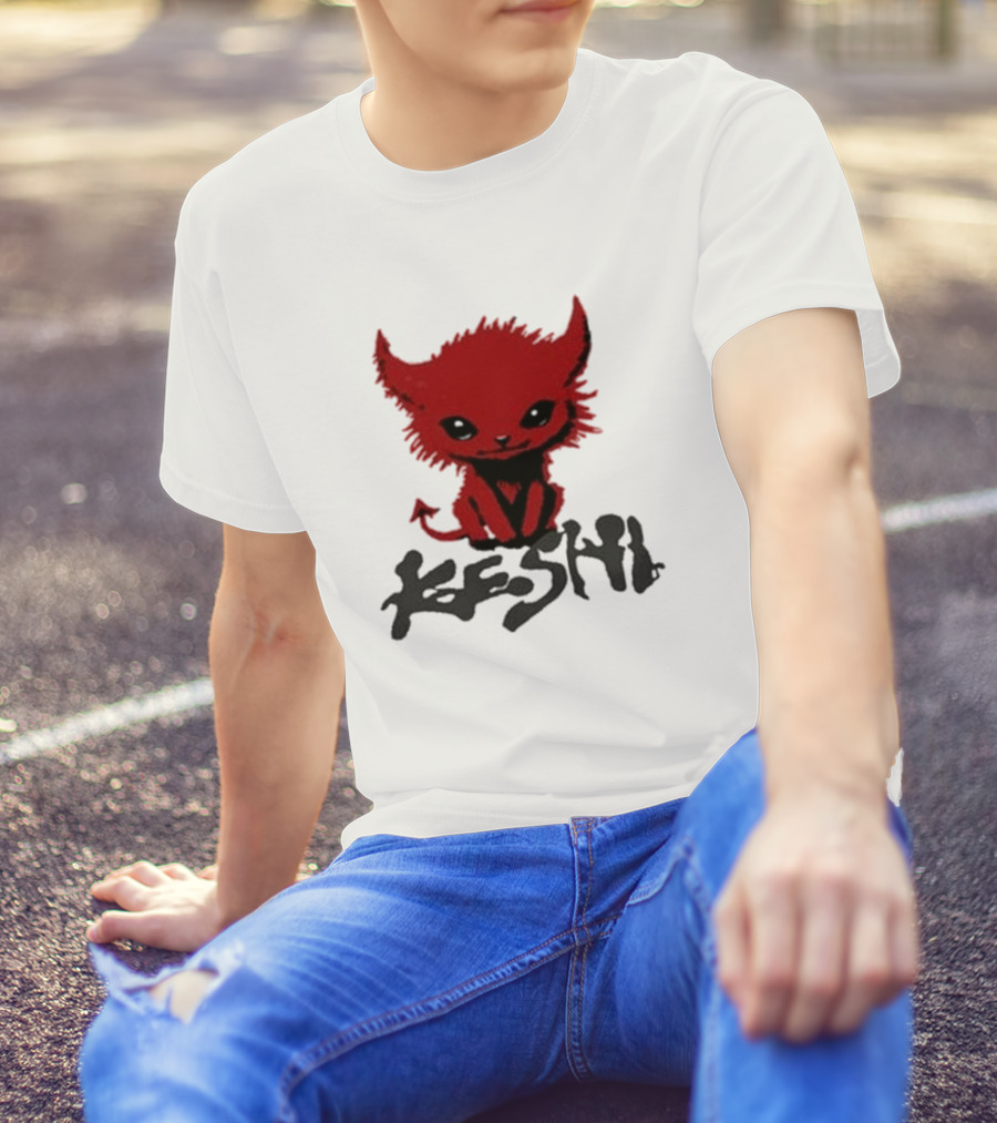 Keshi Red Devil Monster Character T-Shirt