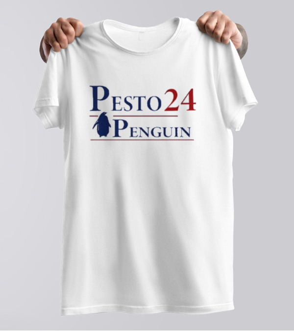 Pesto 24 Penguin Election Campaign T-Shirt