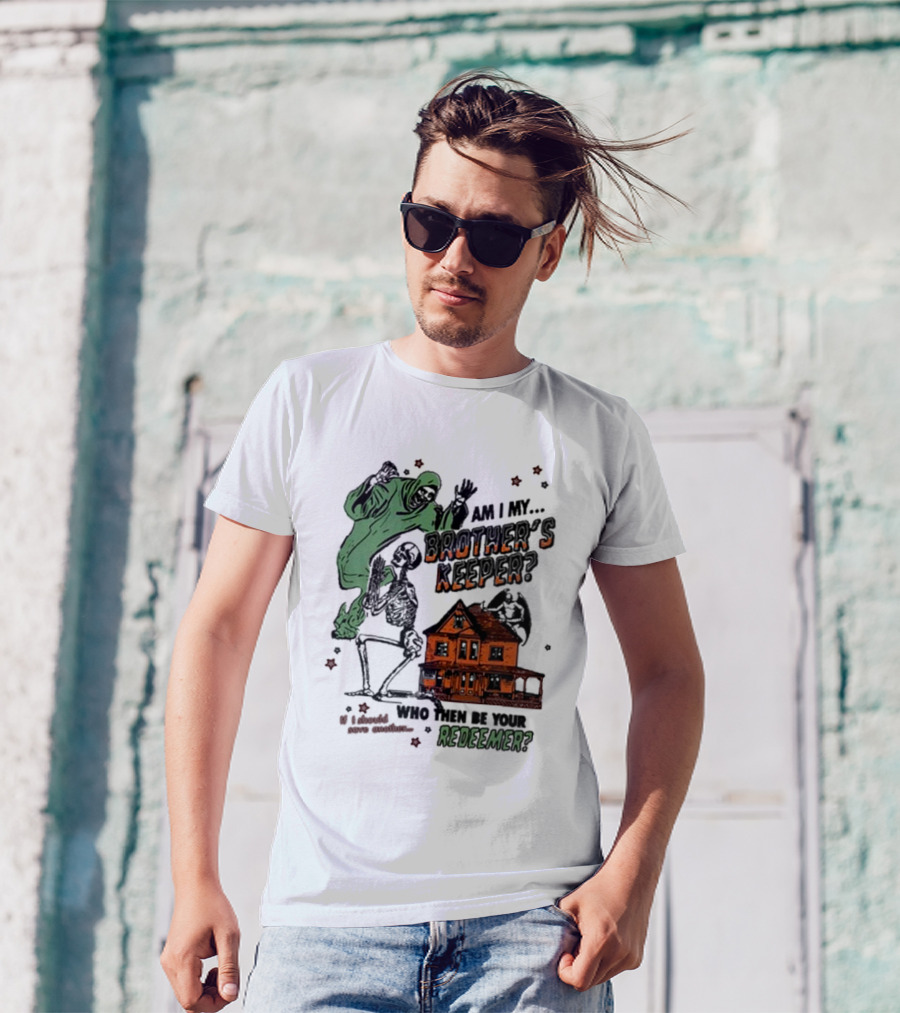 Rainbow Kitten Surprise Store Ghoul Am I My Brother’s Keeper Redeemer Halloween T-Shirt