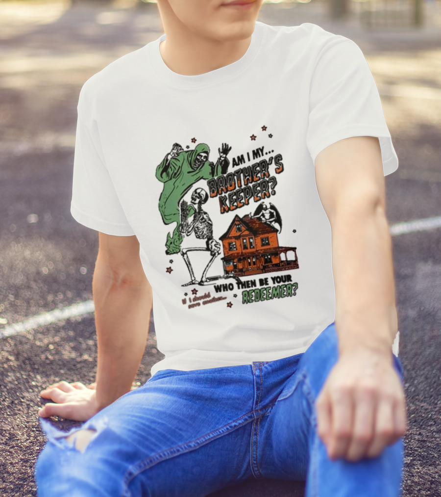 Rainbow Kitten Surprise Store Ghoul Am I My Brother’s Keeper Redeemer Halloween T-Shirt