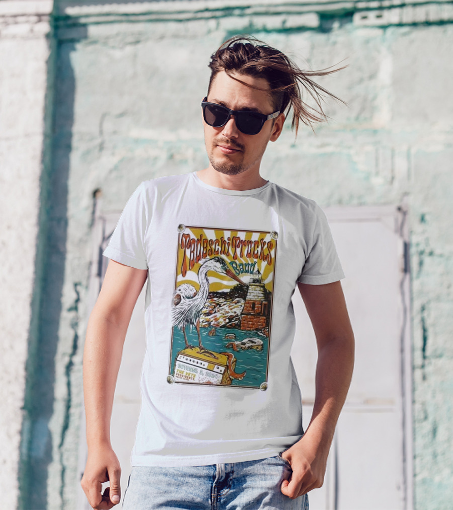 Tedeschi Trucks Band October 3 2024 Providence Lighthouse Heron Scene T-Shirt