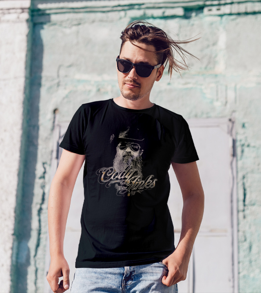 Cody Jinks Retro Beard And Sunglasses Style October T-Shirt