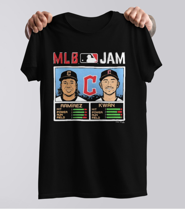 MLB Jam Guardians Ramirez Kwan T-Shirt