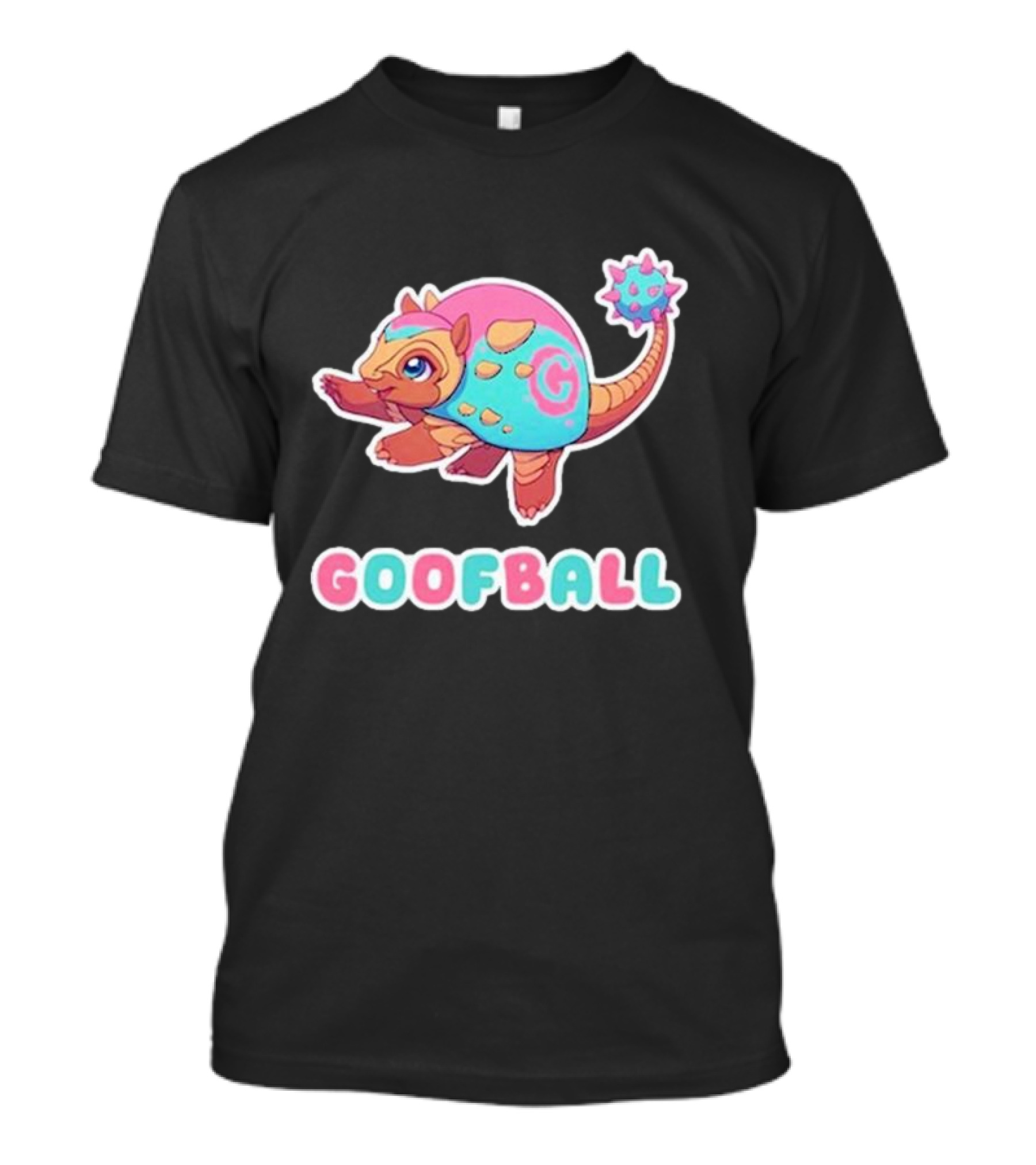 Goofball Neebs Gaming Armadillo Character T-Shirt