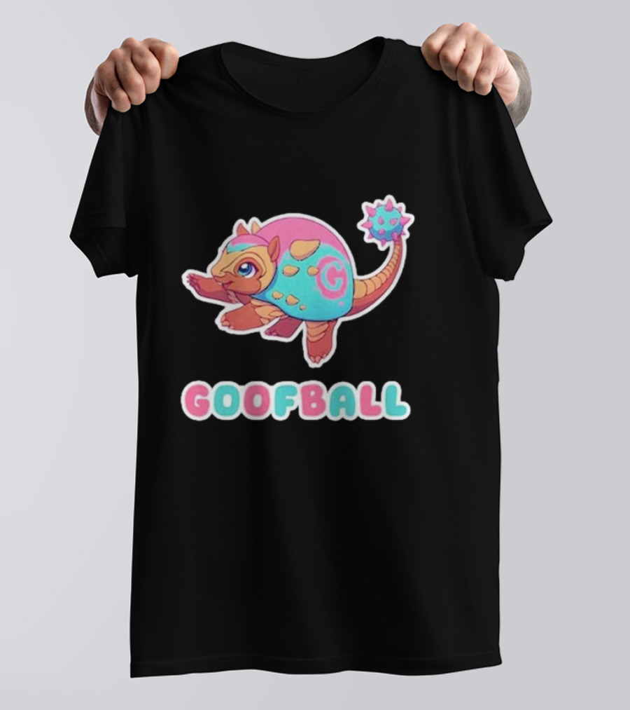 Goofball Neebs Gaming Armadillo Character T-Shirt