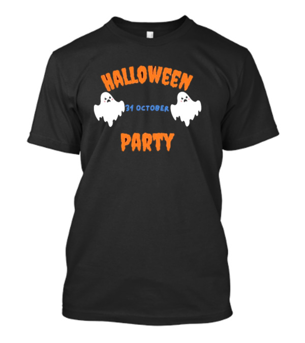 Halloween Party 31 October With Cute Ghosts T-Shirt