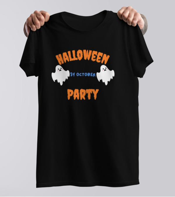 Halloween Party 31 October With Cute Ghosts T-Shirt