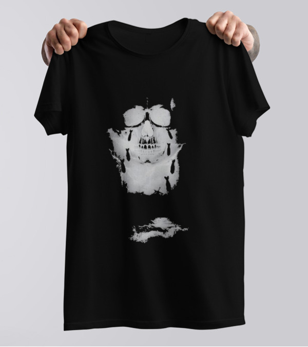 The Libertines Falling Bombs Skull T-Shirt