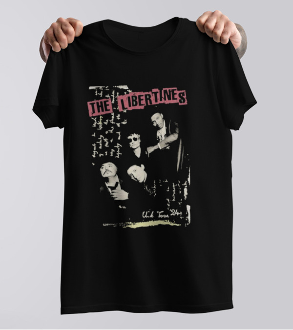 The Libertines UK Tour 24 Band Photo Collage T-Shirt