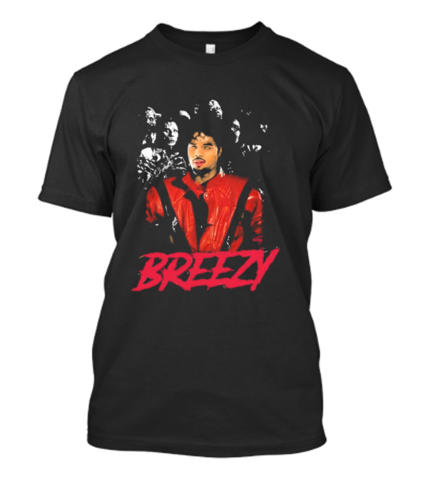 Breezy Chris Brown Close To Midnight Thriller T-Shirt