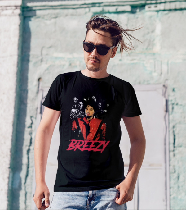 Breezy Chris Brown Close To Midnight Thriller T-Shirt