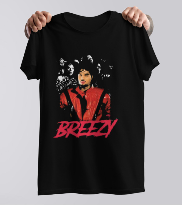 Breezy Chris Brown Close To Midnight Thriller T-Shirt