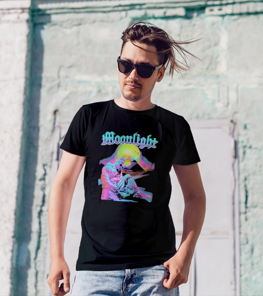 Moonlight Neon Vibes With Chris Brown T-Shirt
