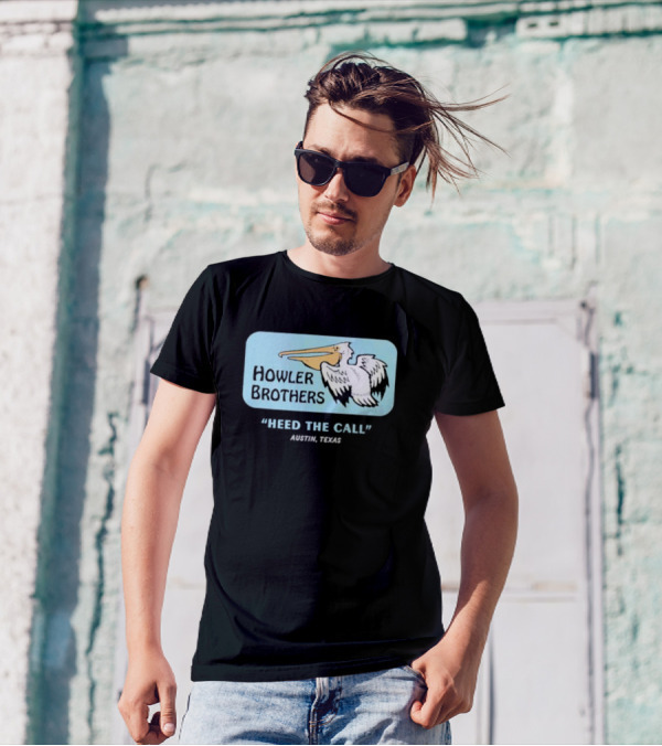 Howler Brothers Pelican Logo Heed The Call Austin Texas T-Shirt