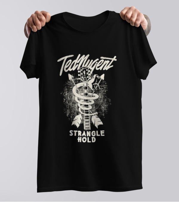 Ted Nugent Stranglehold Guitar Snake Arrow T-Shirt