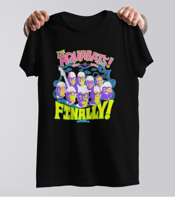 The Aquabats Finally Tour 1994 2024 Vibrant Band T-Shirt