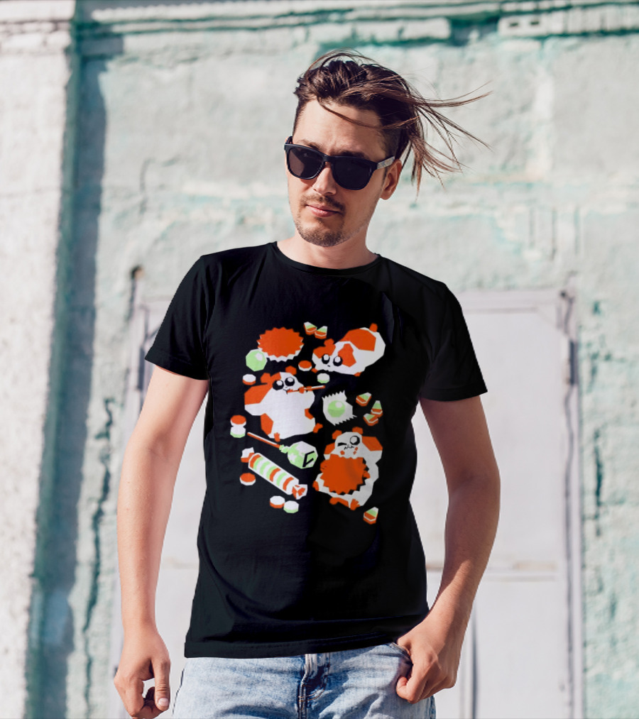Trick Or Squeak Hamsters With Candy Madness Andy Kluthe T-Shirt