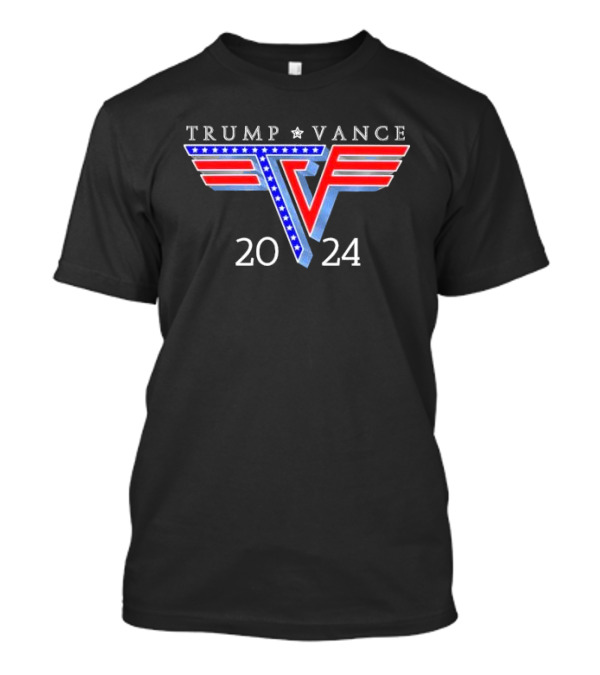 Trump Vance 2024 TV Stars And Stripes USA Colors T-Shirt