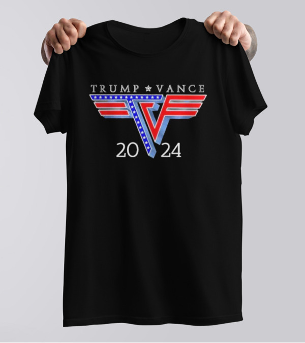 Trump Vance 2024 TV Stars And Stripes USA Colors T-Shirt