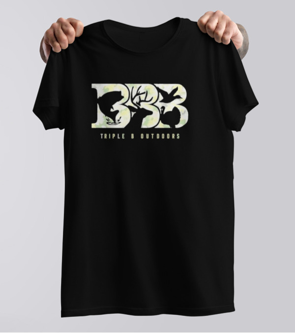 William Zachary Rushing Triple B Outdoors Green Camo Wildlife Icons T-Shirt