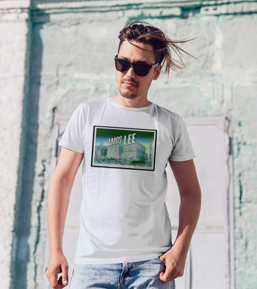 Amos Lee Auditorium Theatre Chicago November 20 2024 Event T-Shirt
