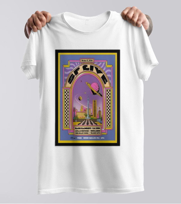 SF Live October 12 2024 Babe Rainbow LA Lom The Chapel San Francisco CA T-Shirt