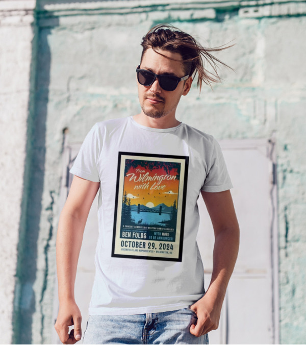 Ben Folds Live Concert At Greenfield Lake Amphitheater Wilmington October 29 T-Shirt
