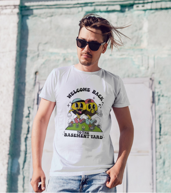 Welcome Back To The Basement Yard Frank Alvarez And Joe Santagato T-Shirt