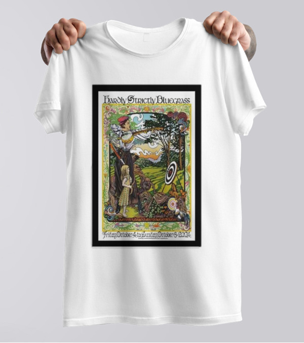 Hardly Strictly Bluegrass October 4-6 2024 San Francisco CA Festival T-Shirt