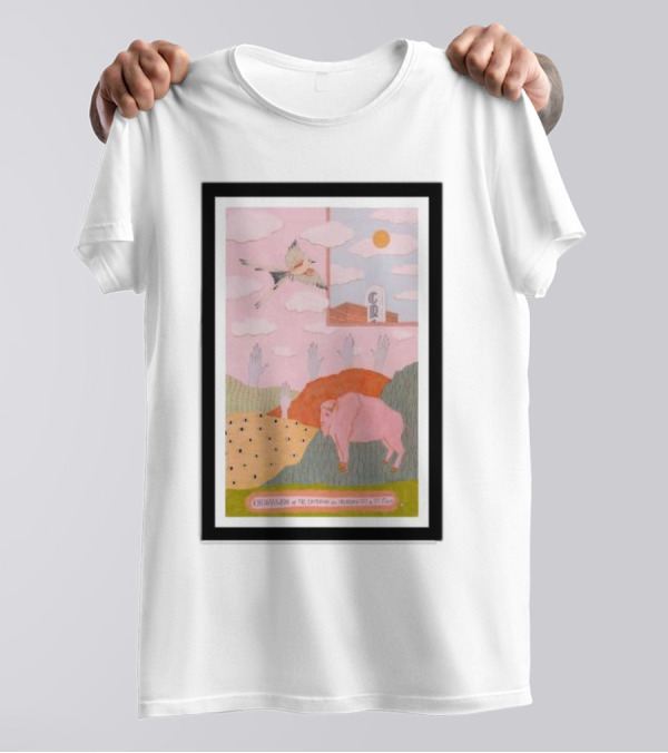 Khruangbin At The Criterion In Oklahoma City OK On Oct 7 2024 With Flying Bird And Pink Buffalo T-Shirt
