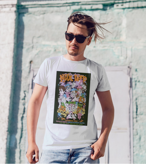 Neck Deep Halloween 2024 Toronto Canada Queen Elizabeth Theatre October 31 With The Home Team And Wic Reds T-Shirt