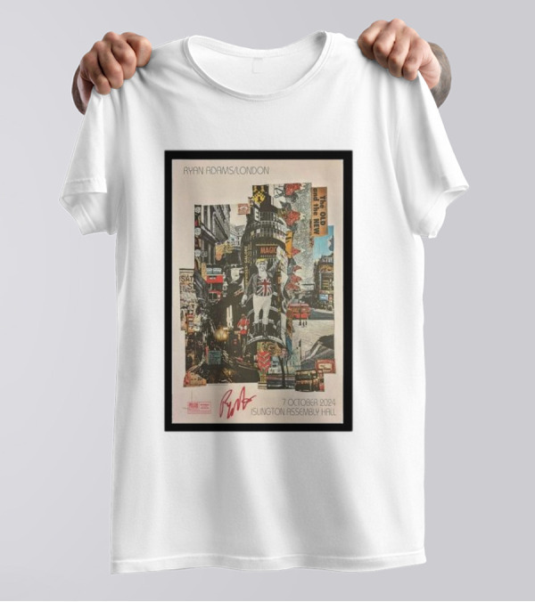 Ryan Adams London Islington Assembly Hall 7 October 2024 Concert T-Shirt