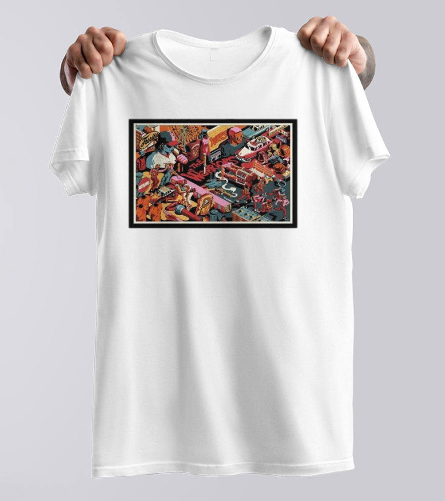 The Warriors Oct 17 2024 Movie Subway Showdown Comic T-Shirt